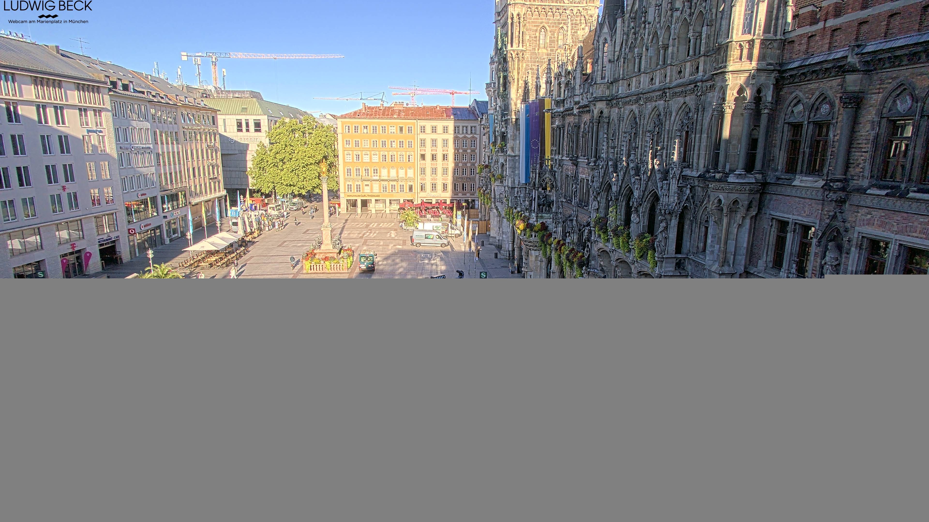 Archiv Foto Webcam am Marienplatz München