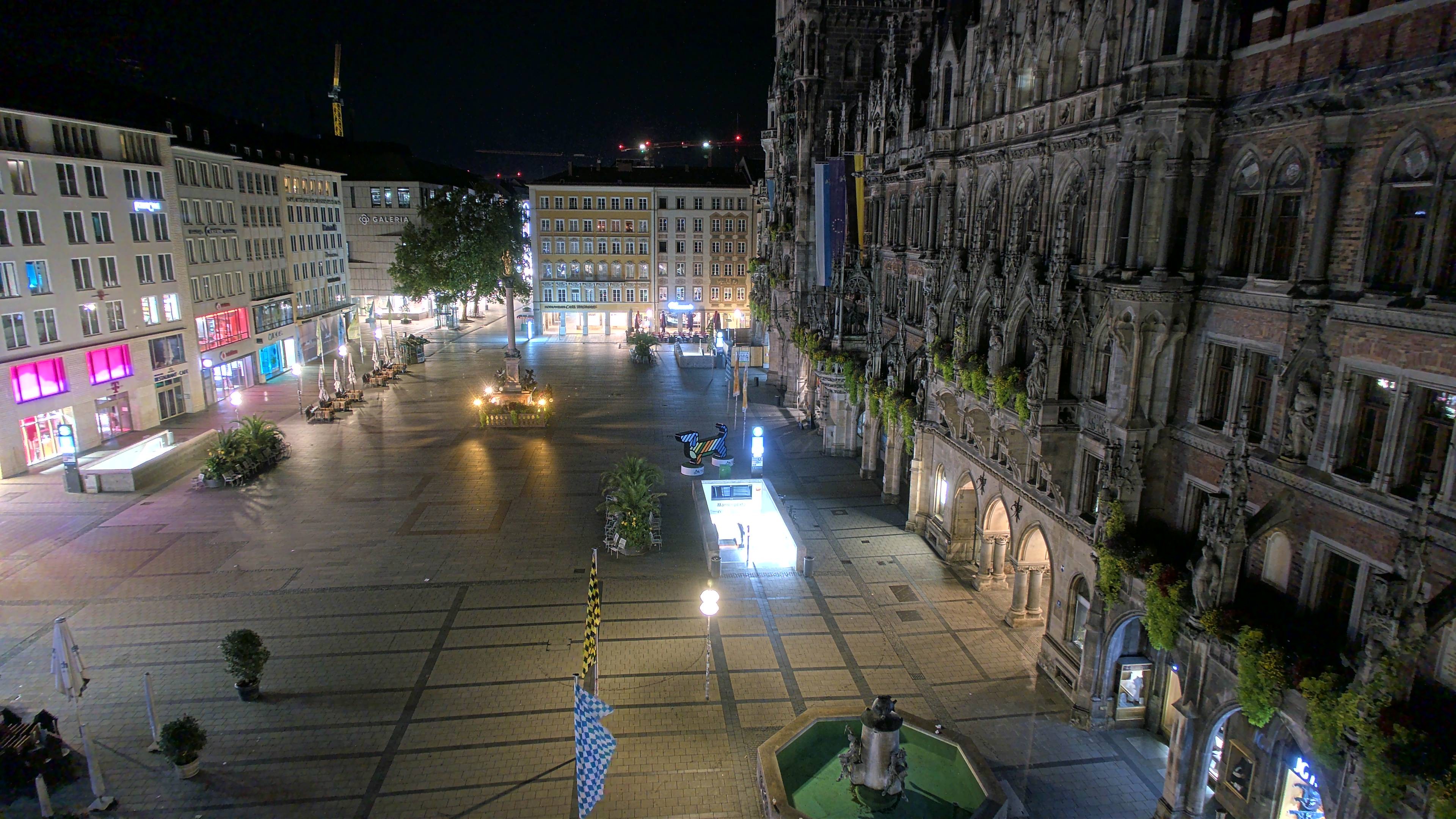 Archiv Foto Webcam am Marienplatz München