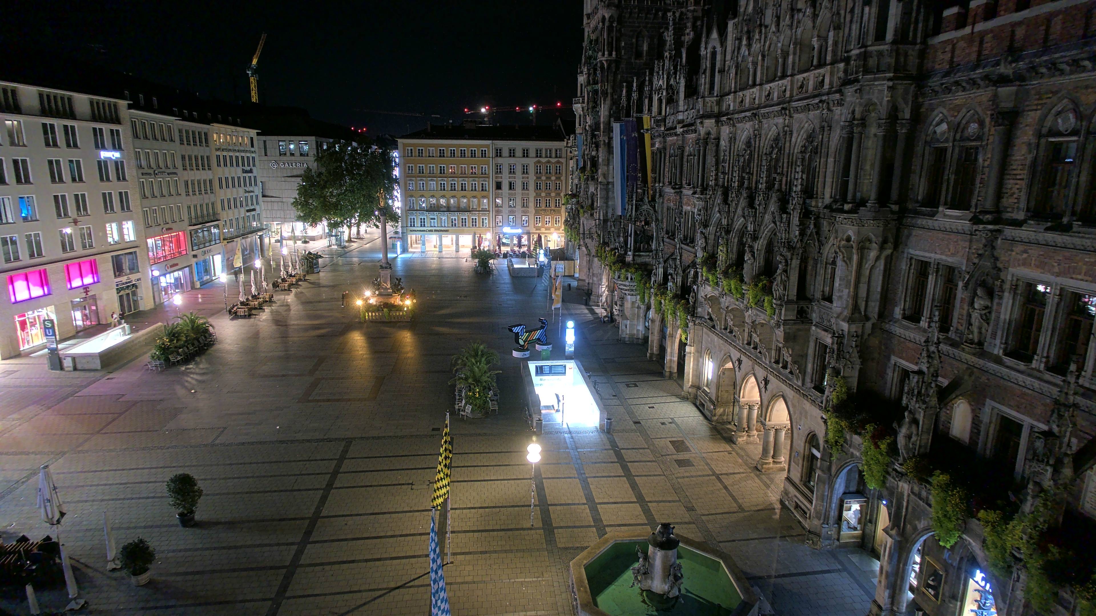 Archiv Foto Webcam am Marienplatz München