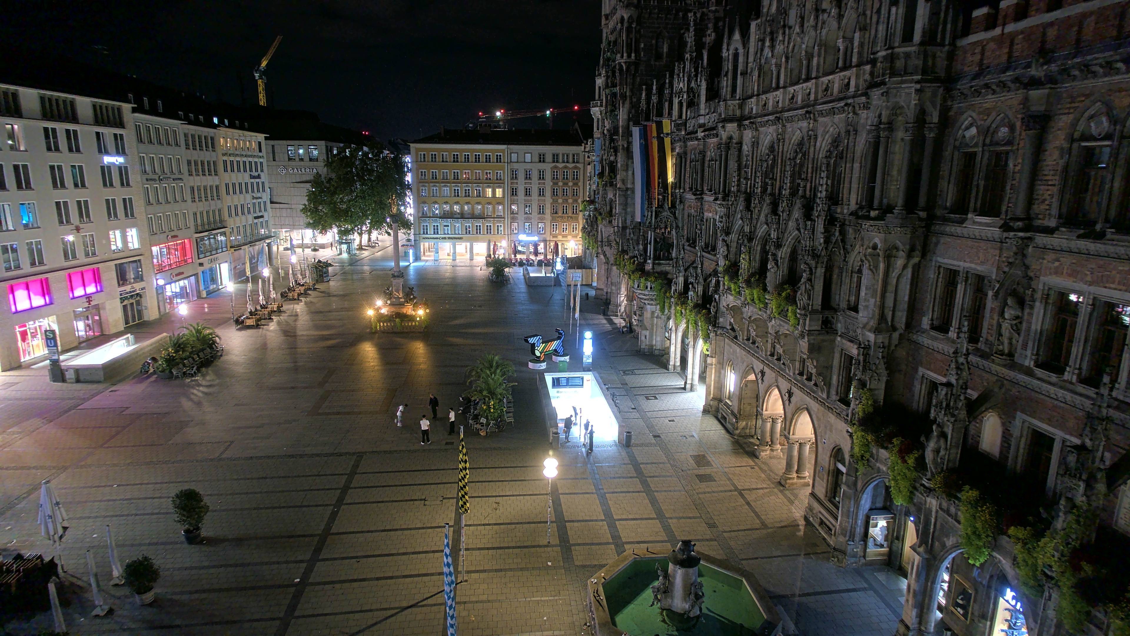 Archiv Foto Webcam am Marienplatz München