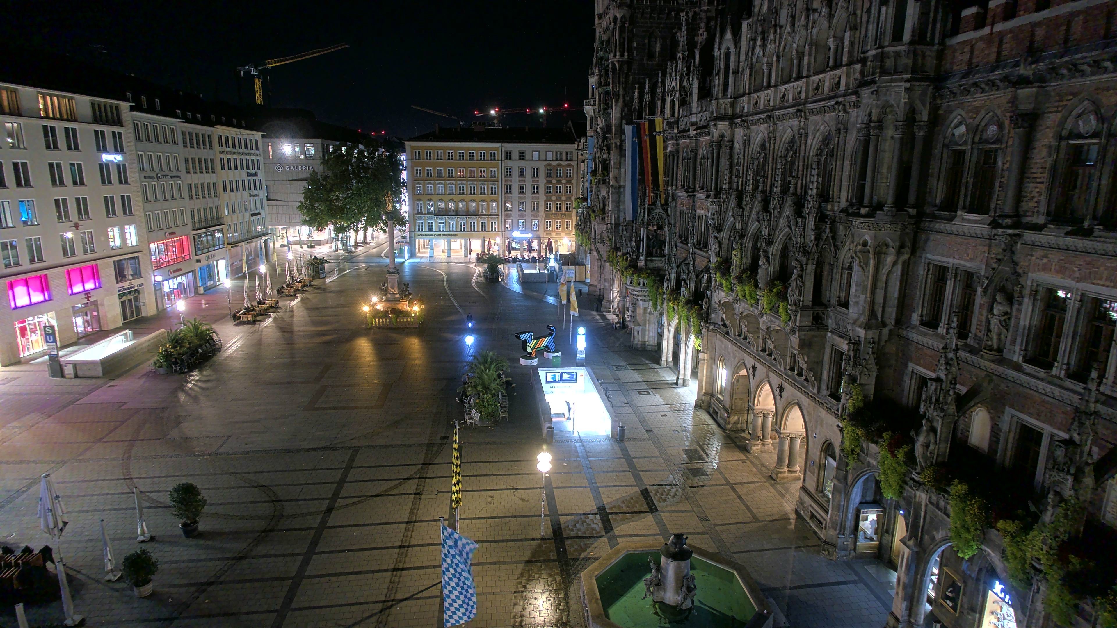 Archiv Foto Webcam am Marienplatz München