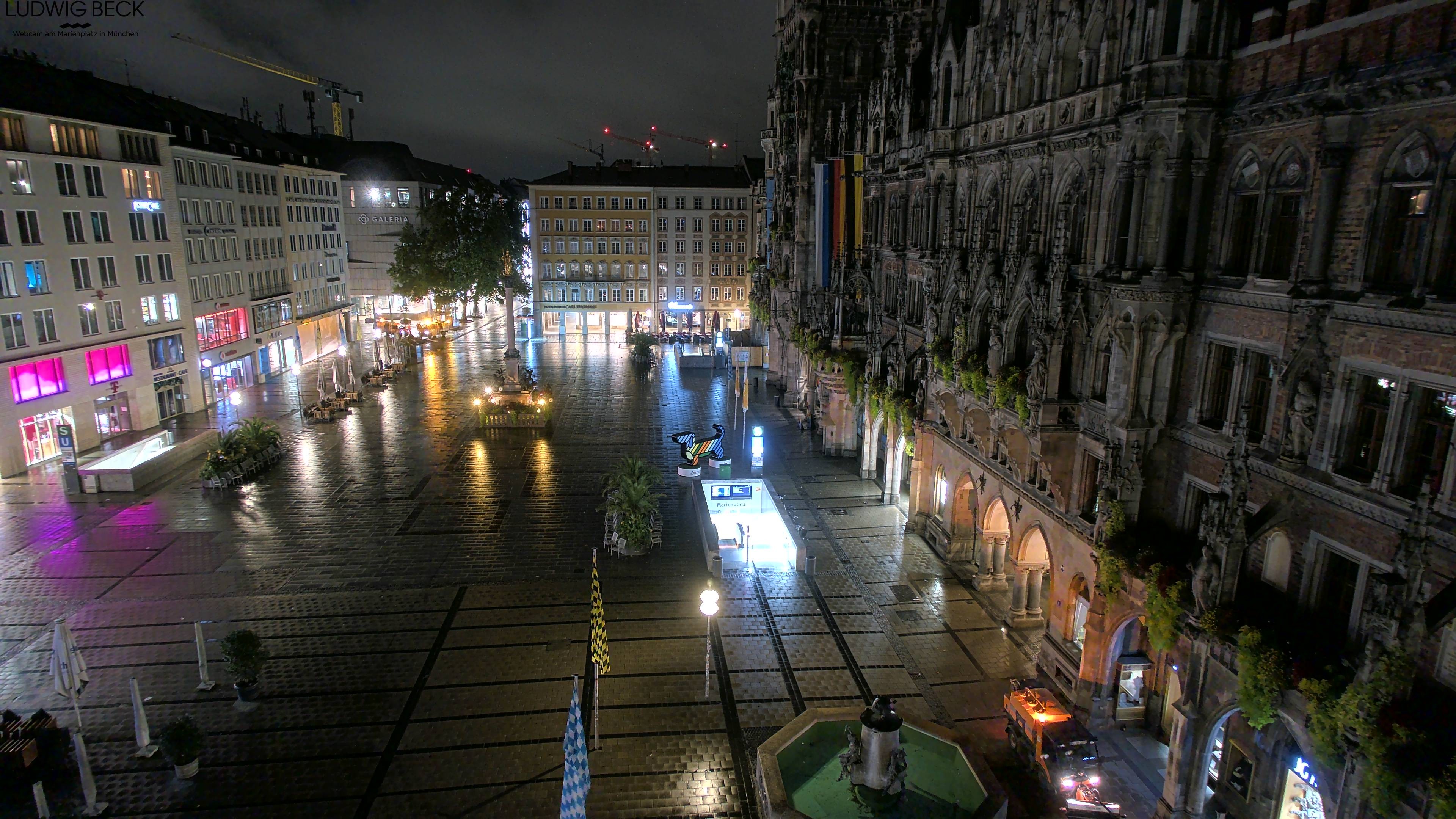 Archiv Foto Webcam am Marienplatz München