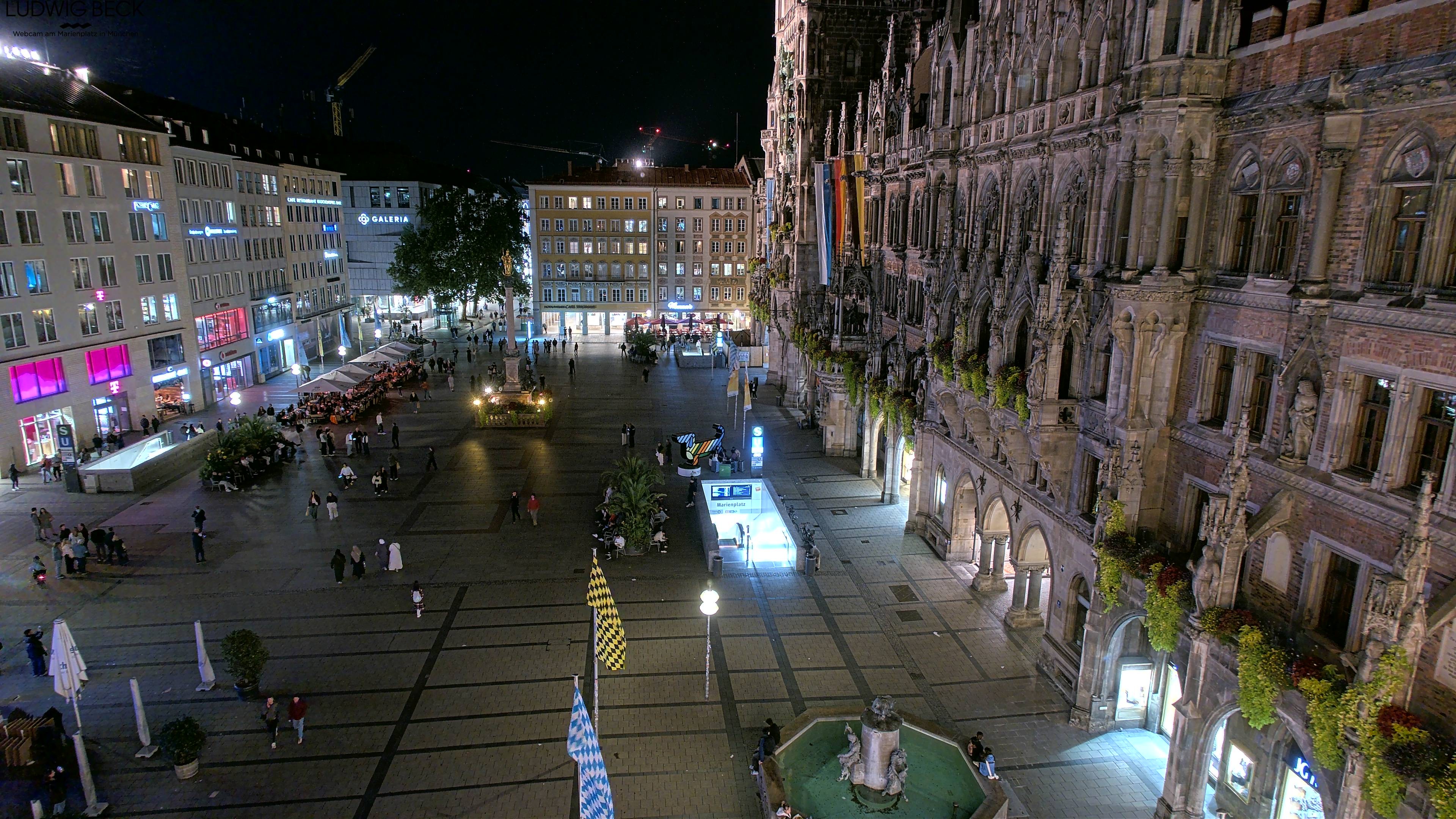 Archiv Foto Webcam am Marienplatz München