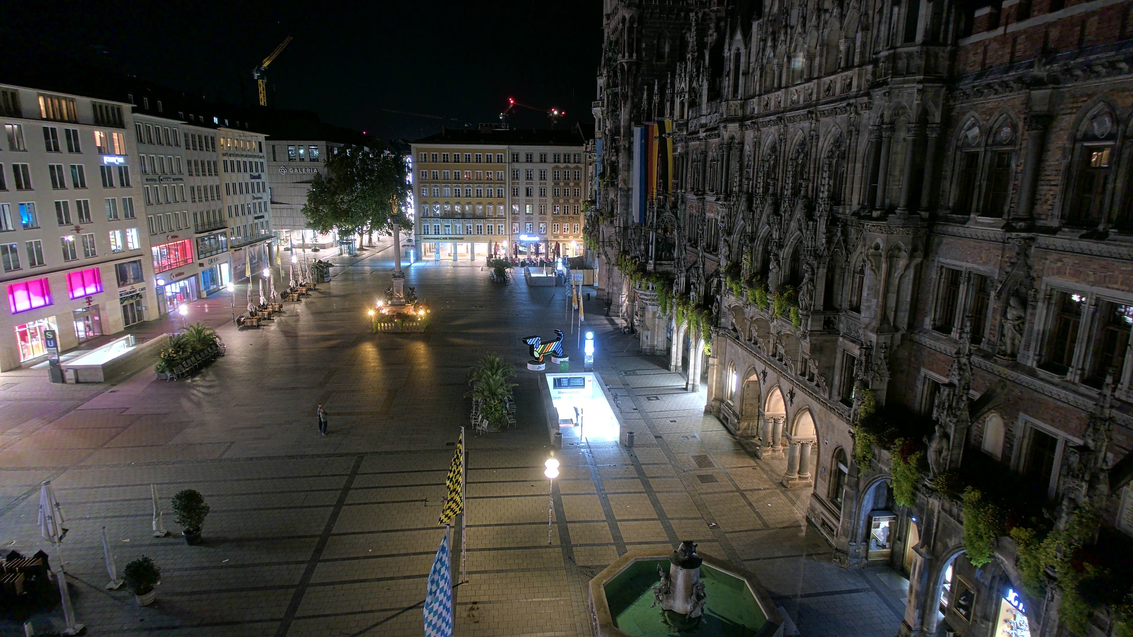Archiv Foto Webcam am Marienplatz München