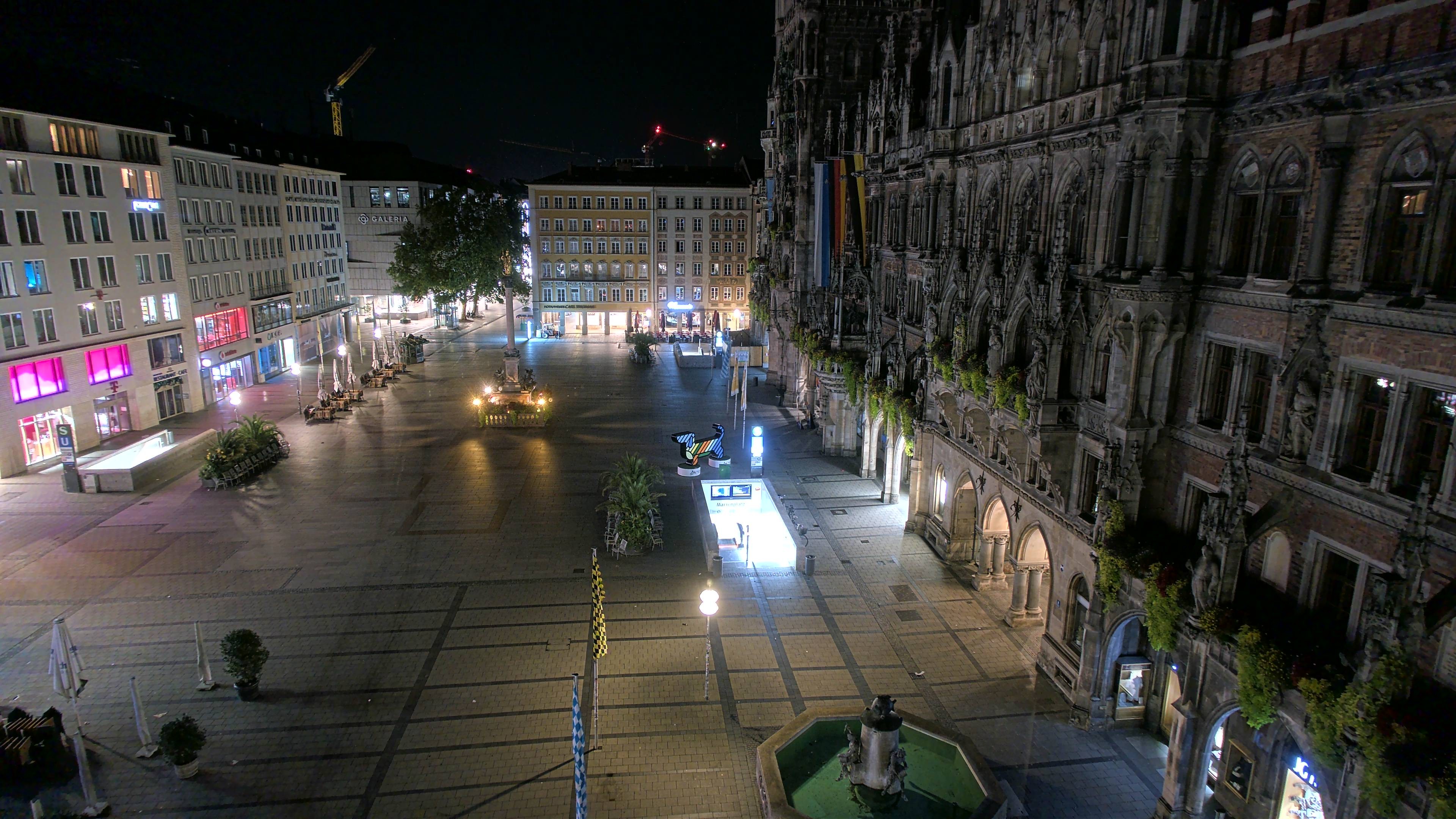 Archiv Foto Webcam am Marienplatz München