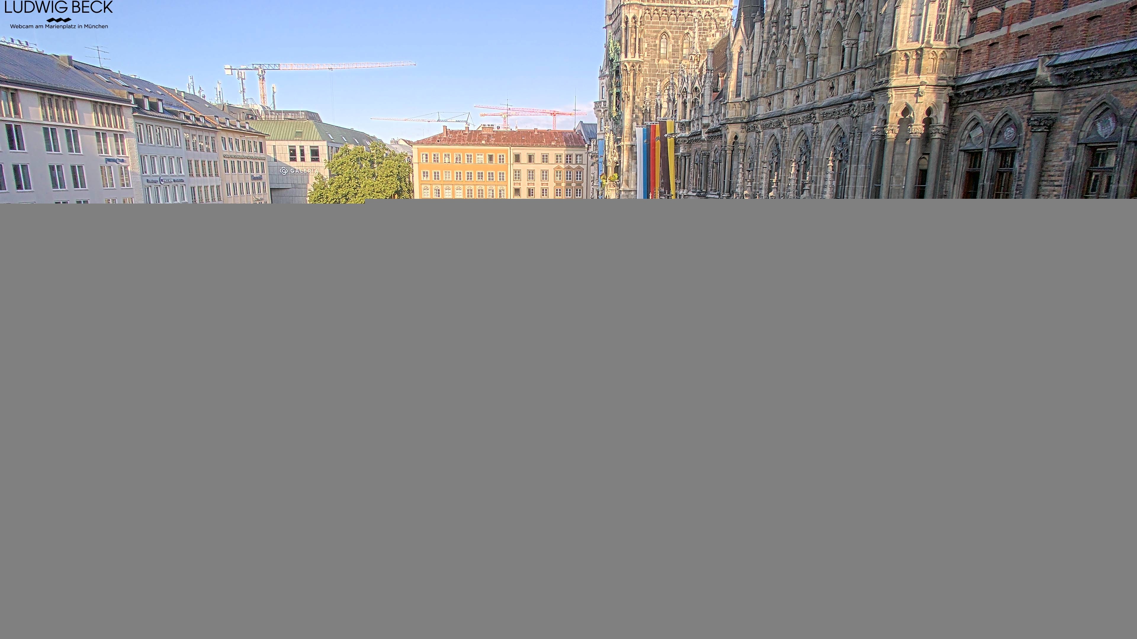 Archiv Foto Webcam am Marienplatz München