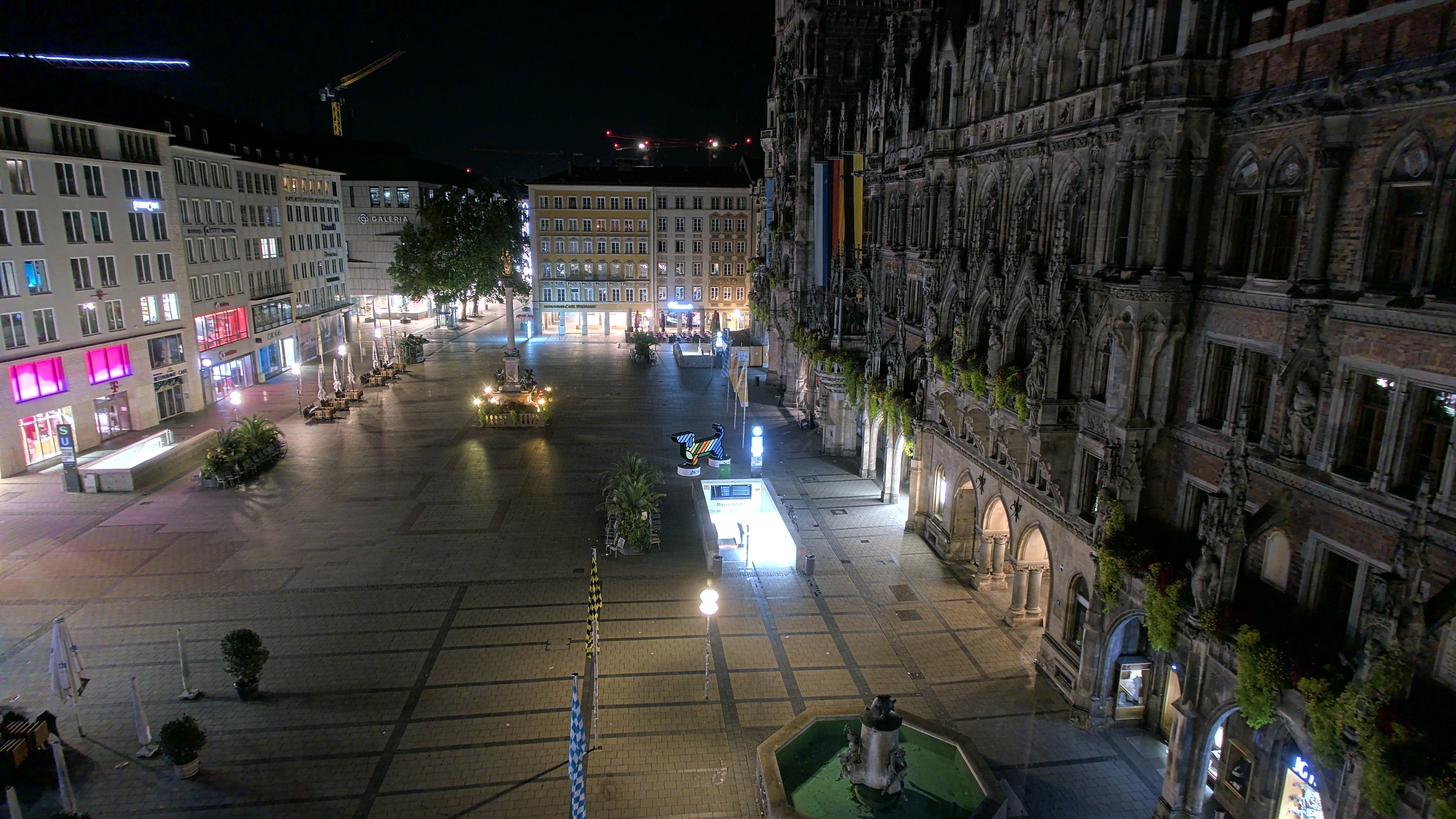 Archiv Foto Webcam am Marienplatz München