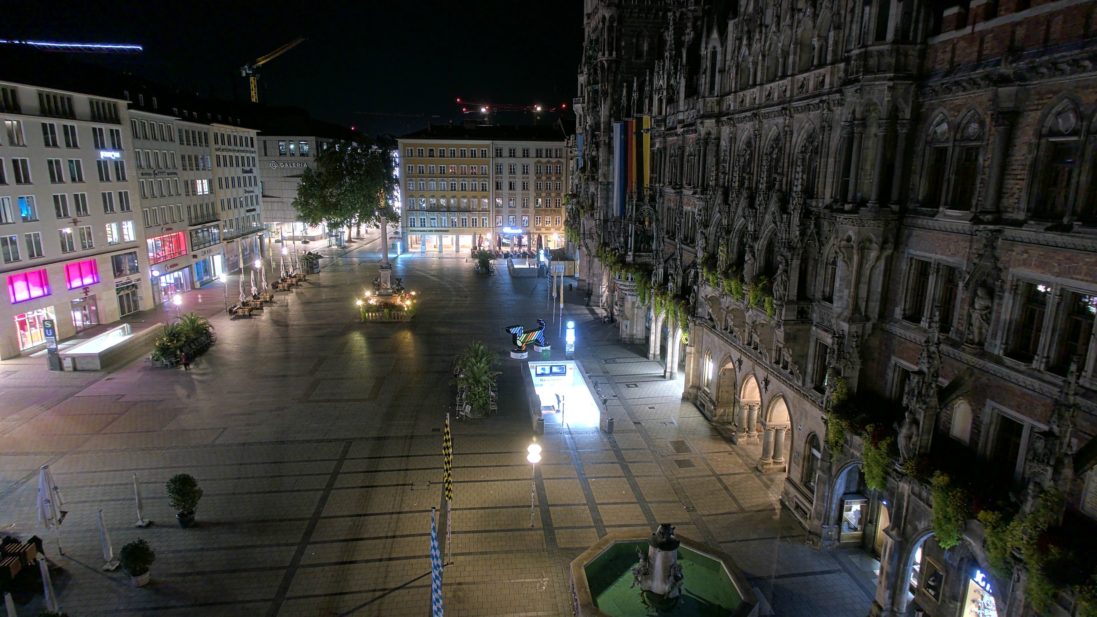 Archiv Foto Webcam am Marienplatz München