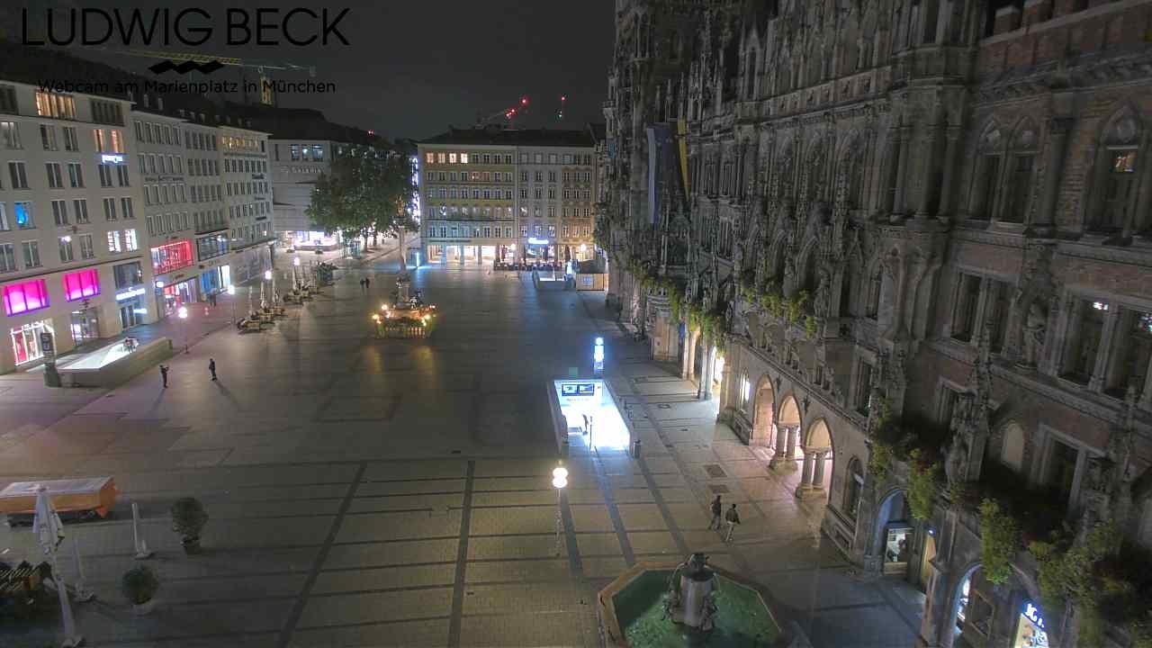 Archiv Foto Webcam am Marienplatz München