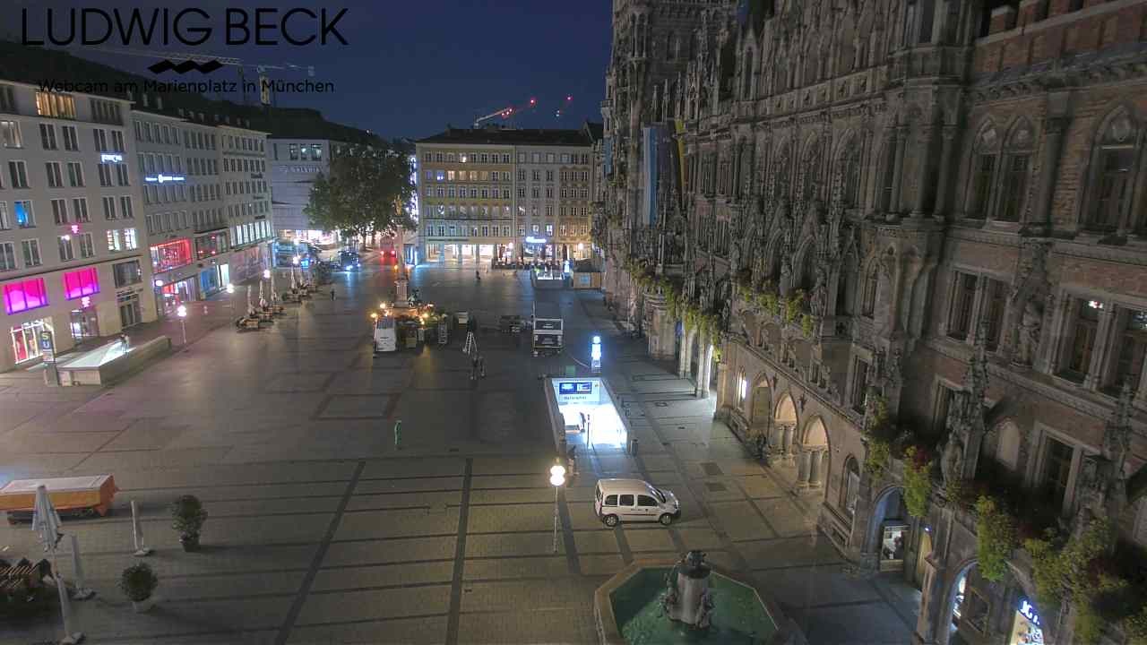 Archiv Foto Webcam am Marienplatz München