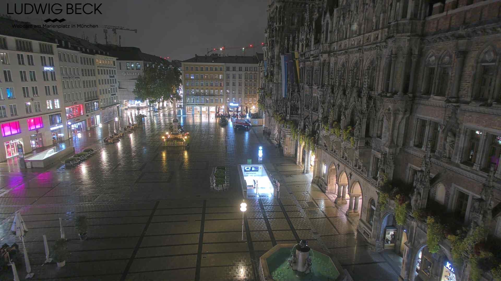 Archiv Foto Webcam am Marienplatz München