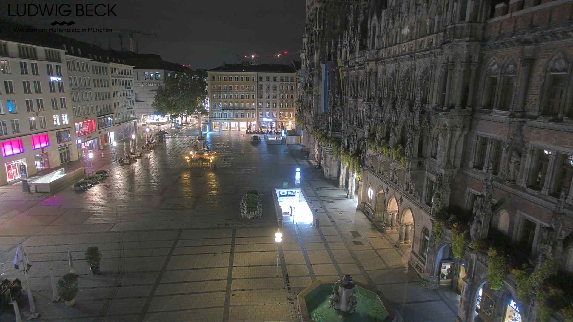 Archiv Foto Webcam am Marienplatz München