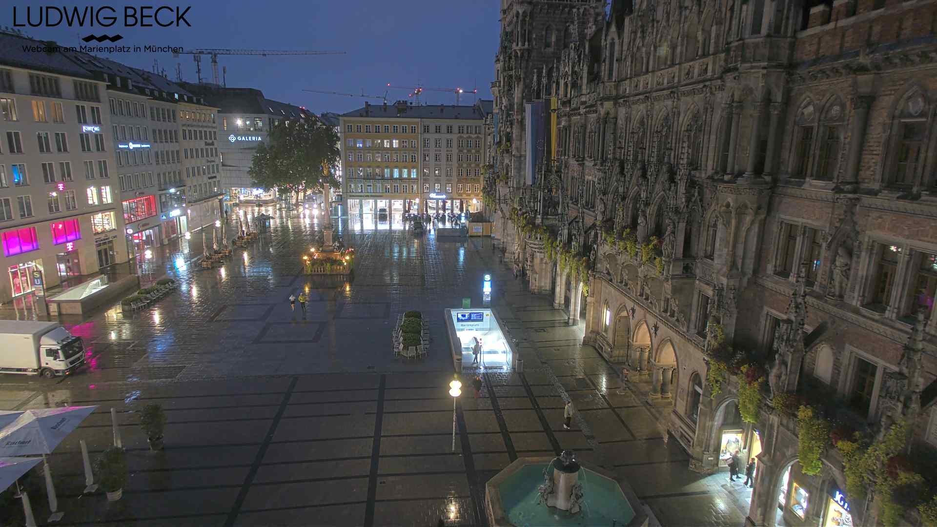 Archiv Foto Webcam am Marienplatz München