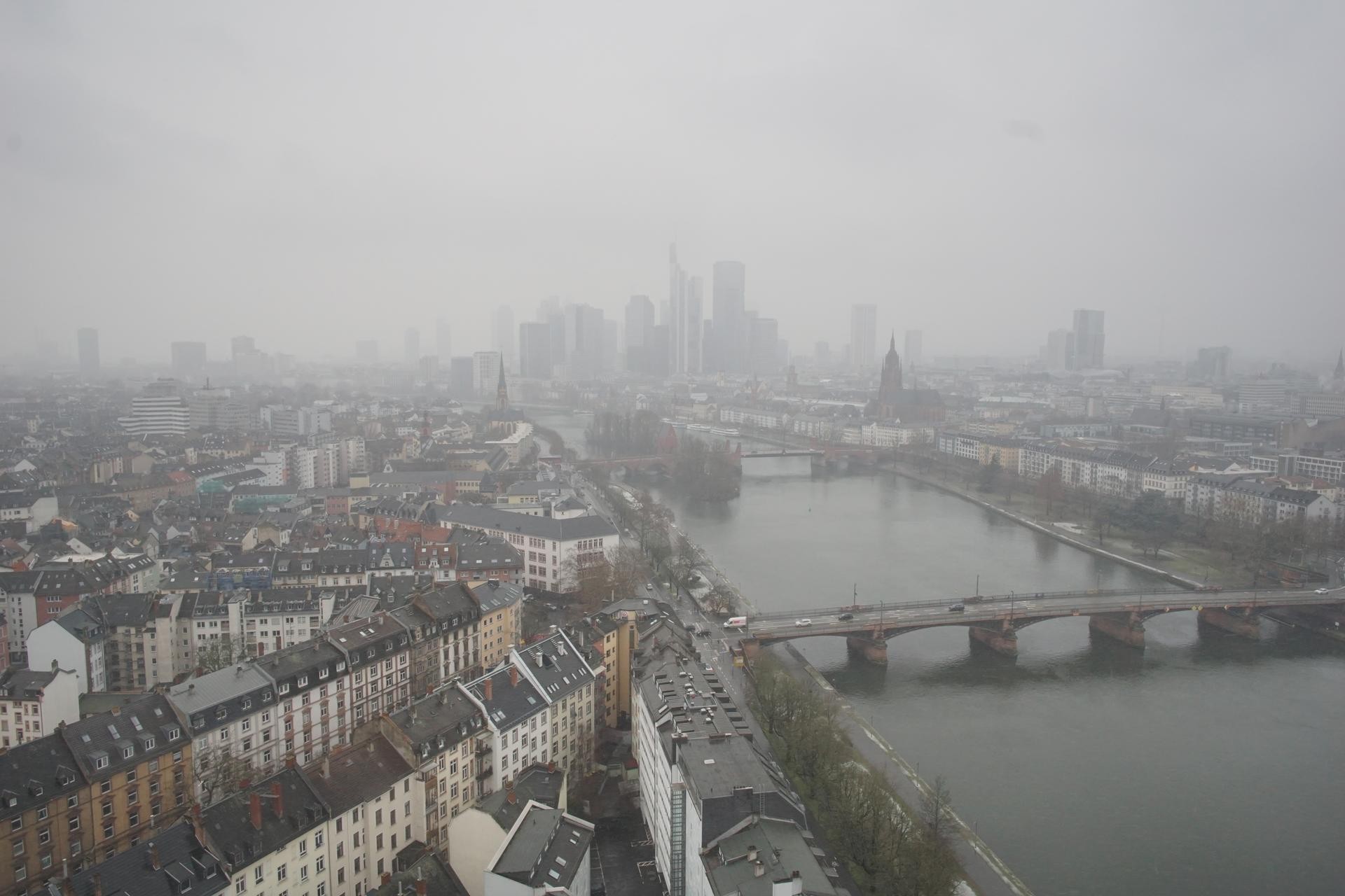 Archiv Foto Webcam Panoramablick auf die Skyline Frankfurt