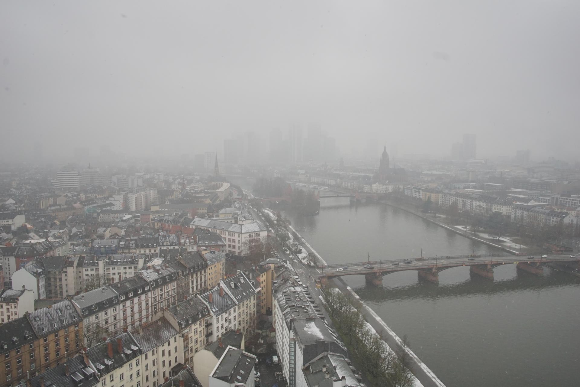 Archiv Foto Webcam Panoramablick auf die Skyline Frankfurt