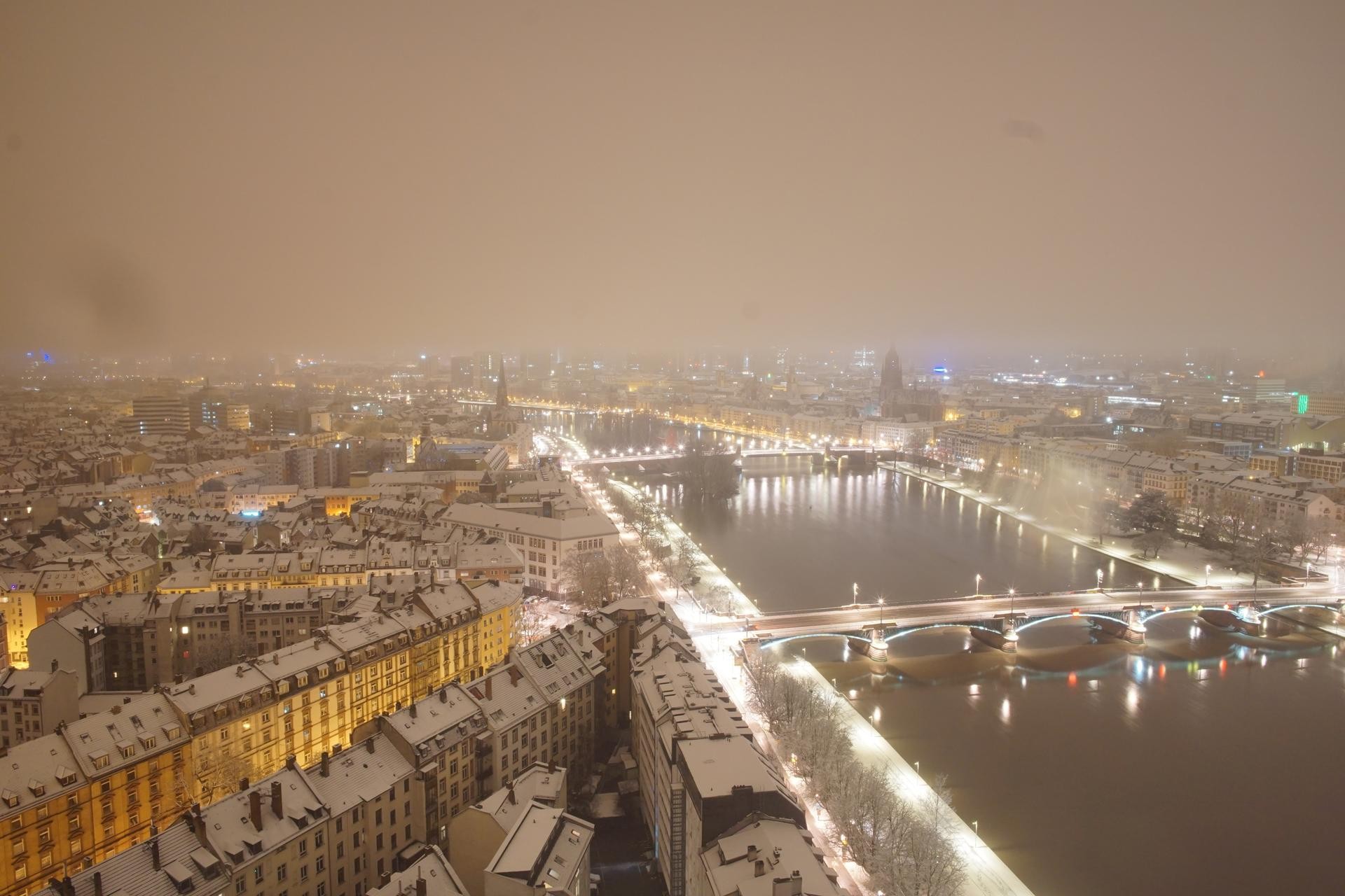 Archiv Foto Webcam Panoramablick auf die Skyline Frankfurt