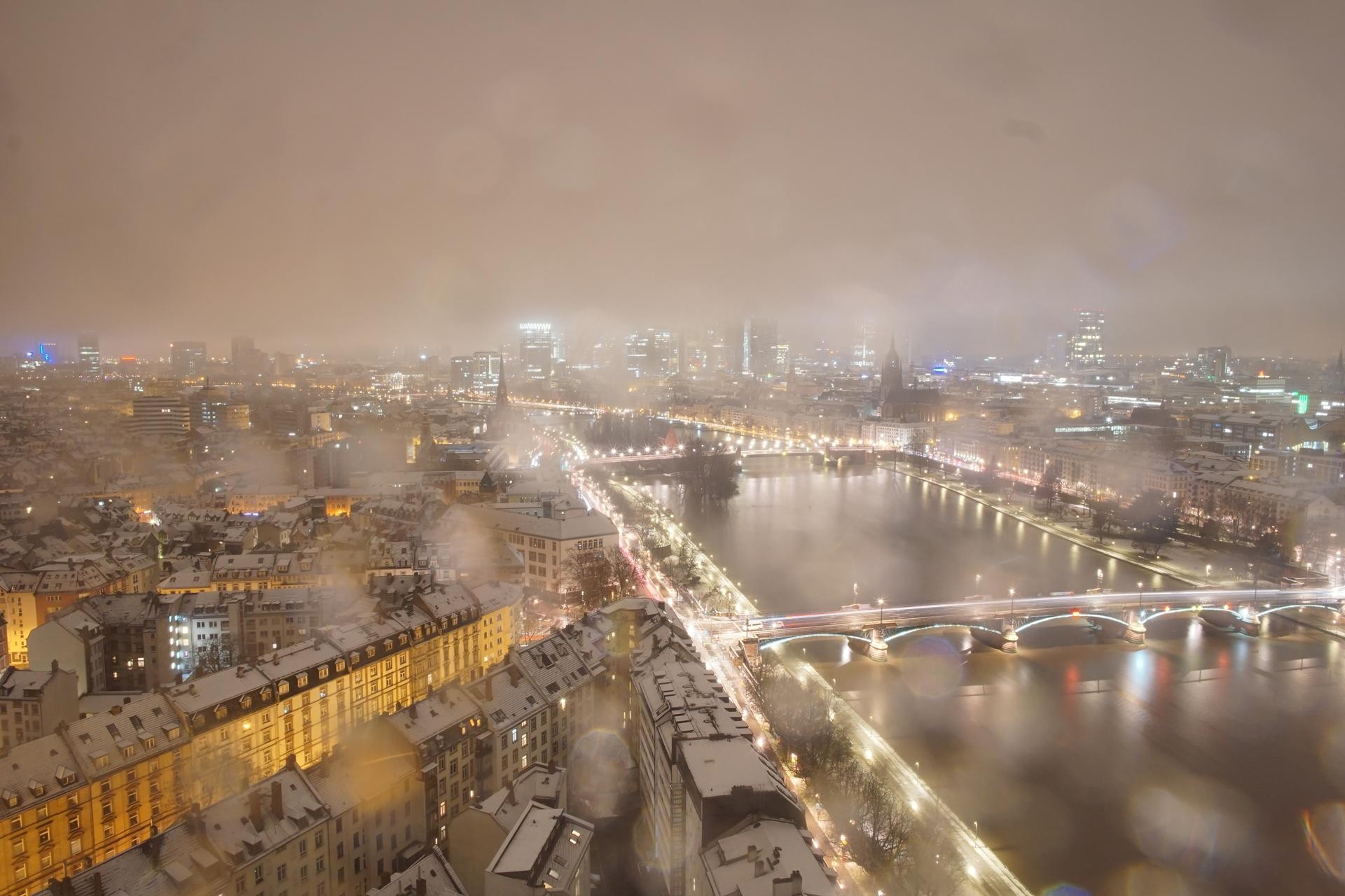 Archiv Foto Webcam Panoramablick auf die Skyline Frankfurt