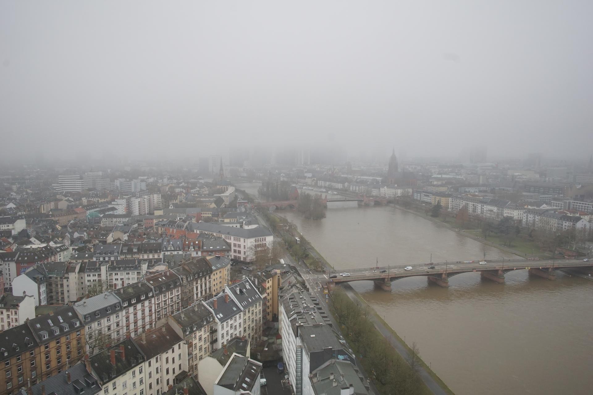 Archiv Foto Webcam Panoramablick auf die Skyline Frankfurt