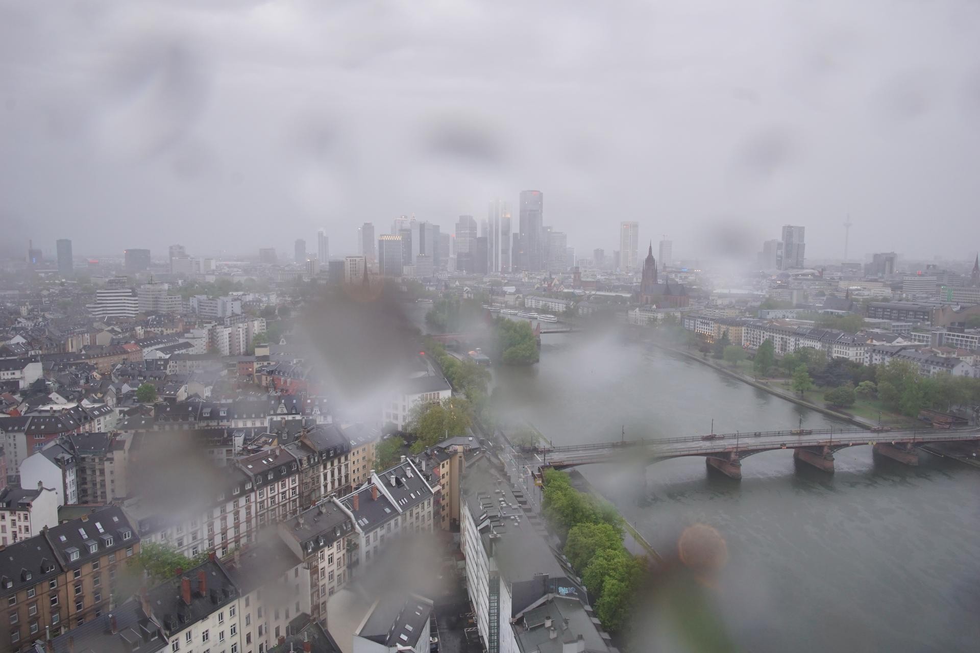 Archiv Foto Webcam Panoramablick auf die Skyline Frankfurt