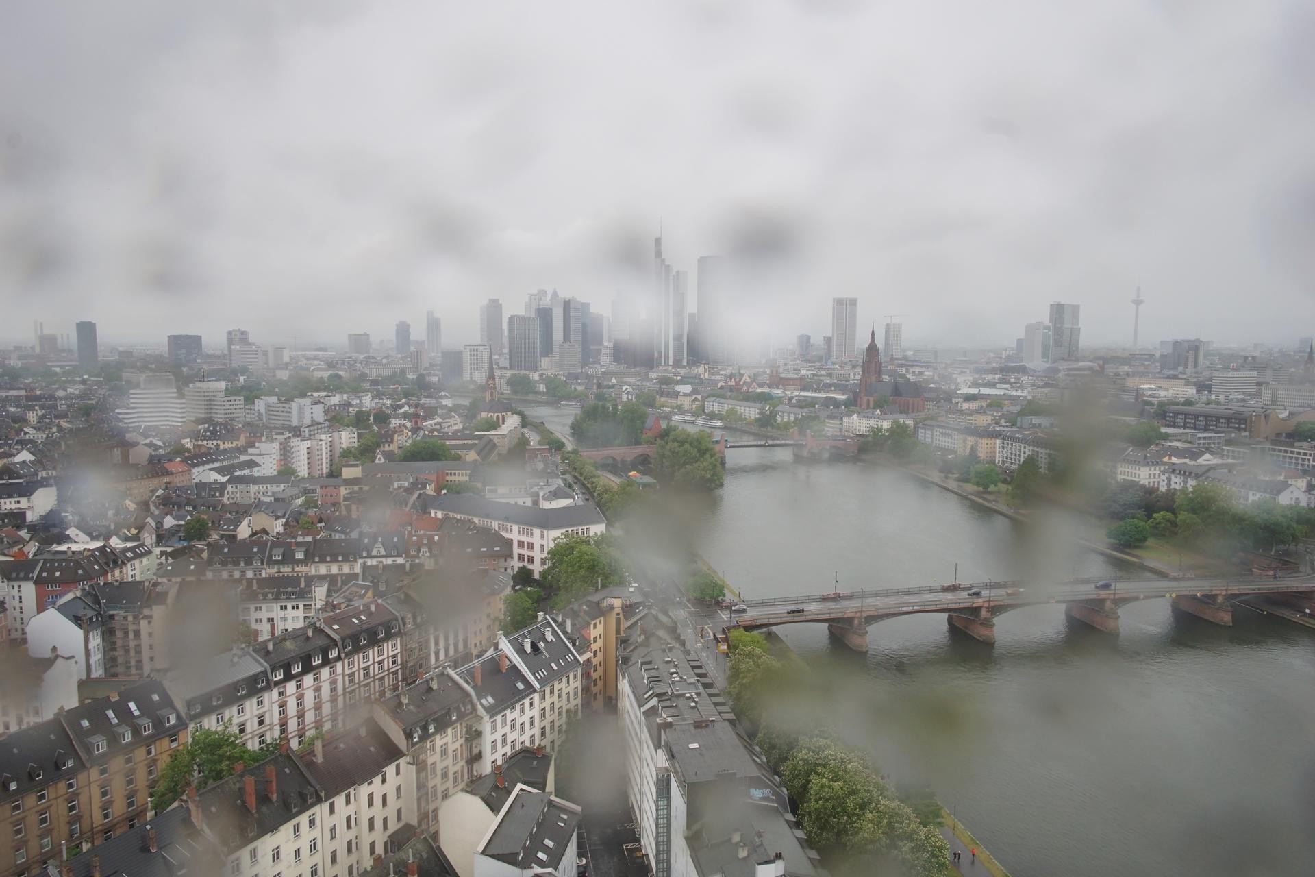 Archiv Foto Webcam Panoramablick auf die Skyline Frankfurt