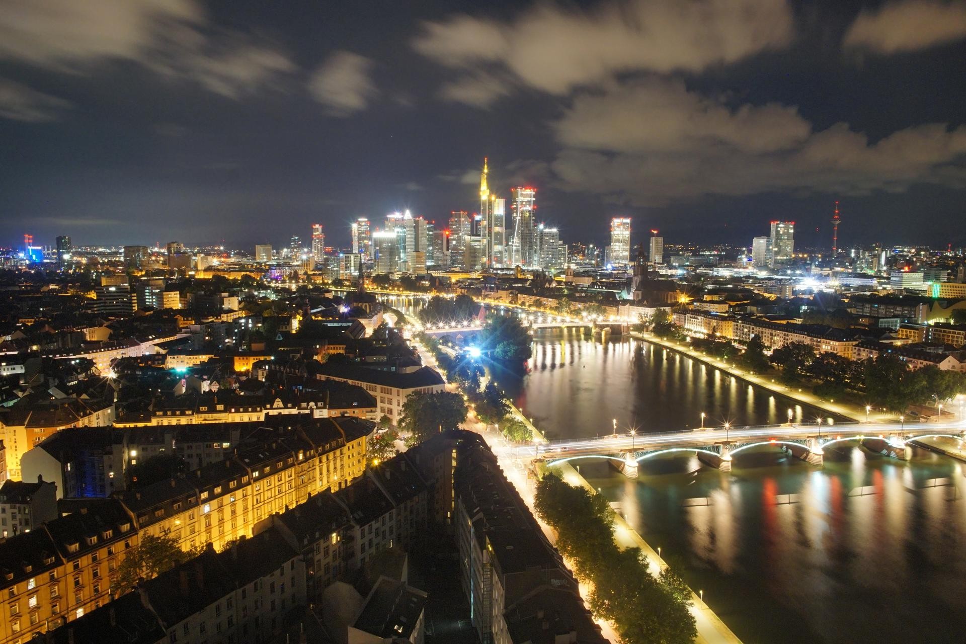 Archiv Foto Webcam Panoramablick auf die Skyline Frankfurt