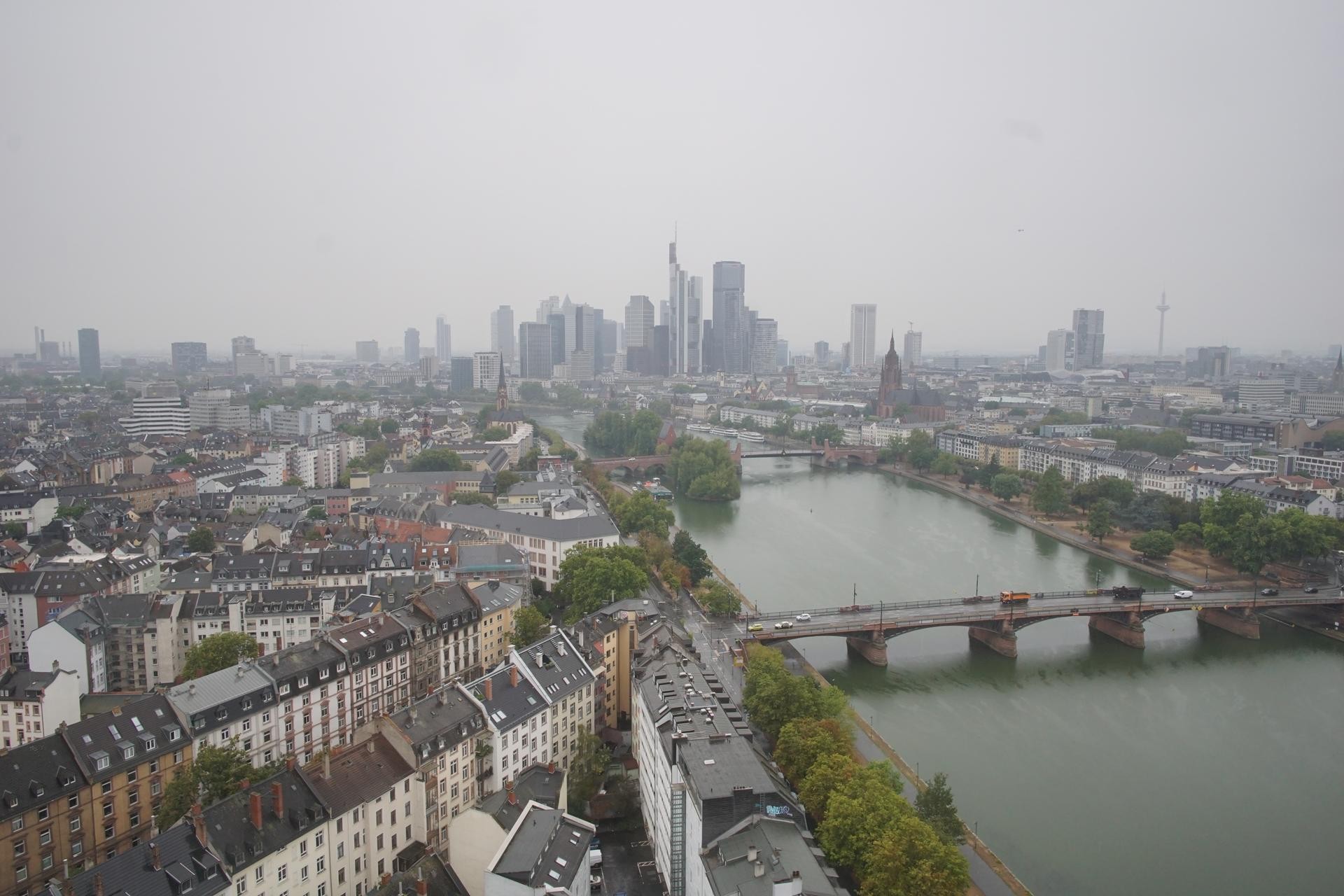 Archiv Foto Webcam Panoramablick auf die Skyline Frankfurt