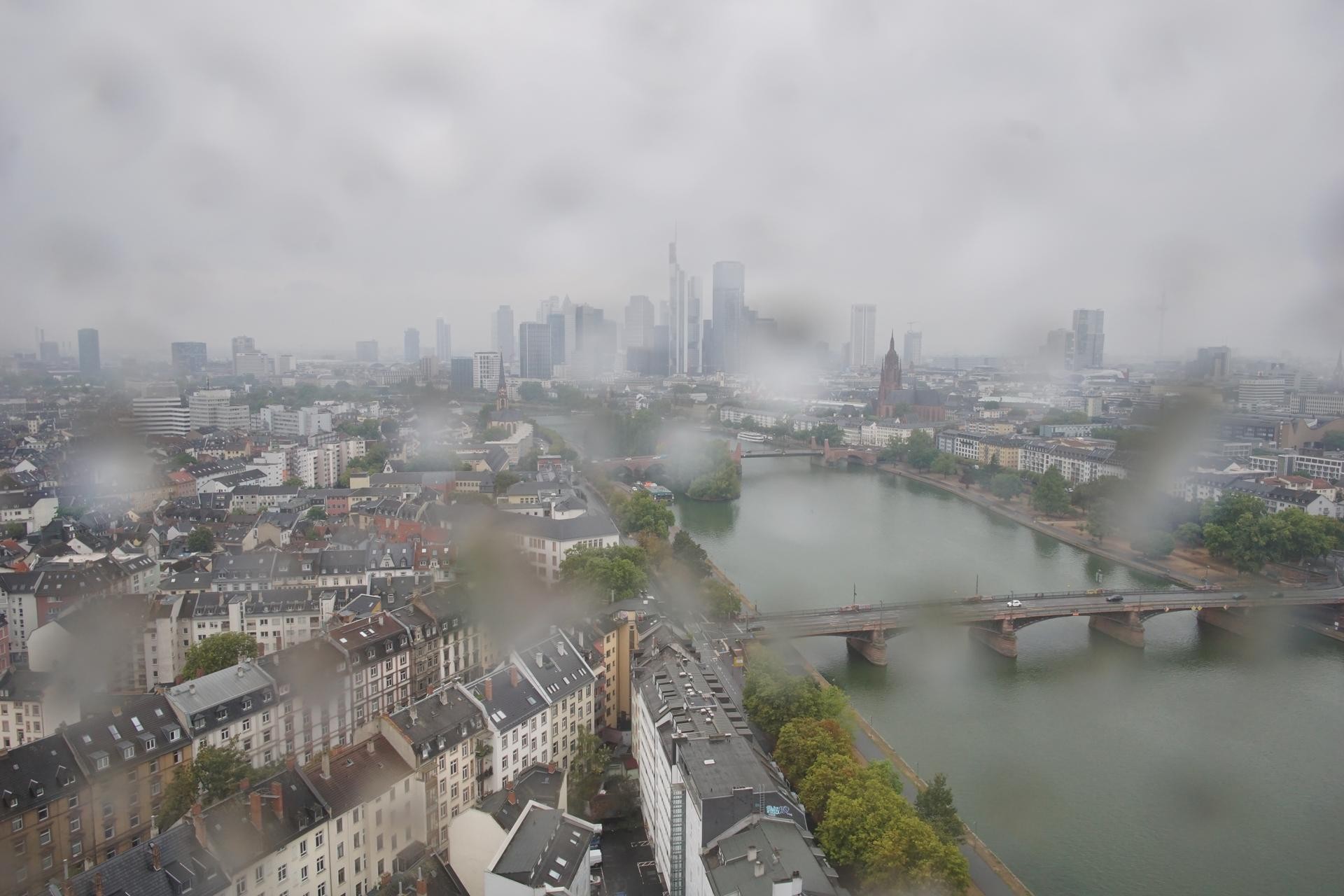 Archiv Foto Webcam Panoramablick auf die Skyline Frankfurt