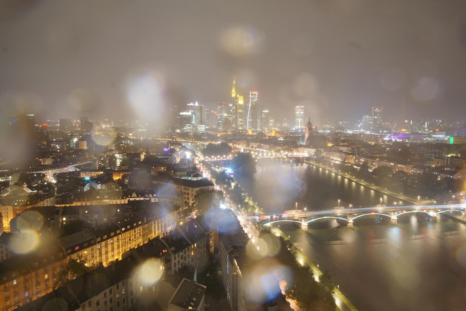 Archiv Foto Webcam Panoramablick auf die Skyline Frankfurt