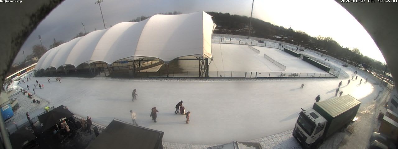 Archiv Foto Webcam Aussenring der Eissporthalle Frankfurt