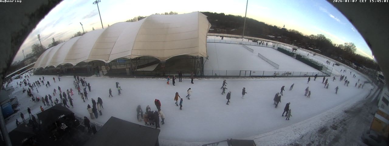 Archiv Foto Webcam Aussenring der Eissporthalle Frankfurt