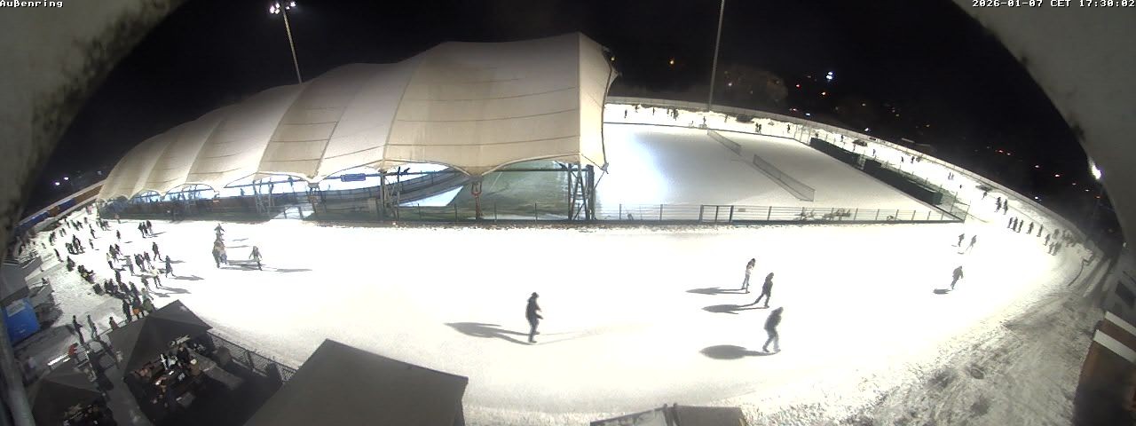 Archiv Foto Webcam Aussenring der Eissporthalle Frankfurt