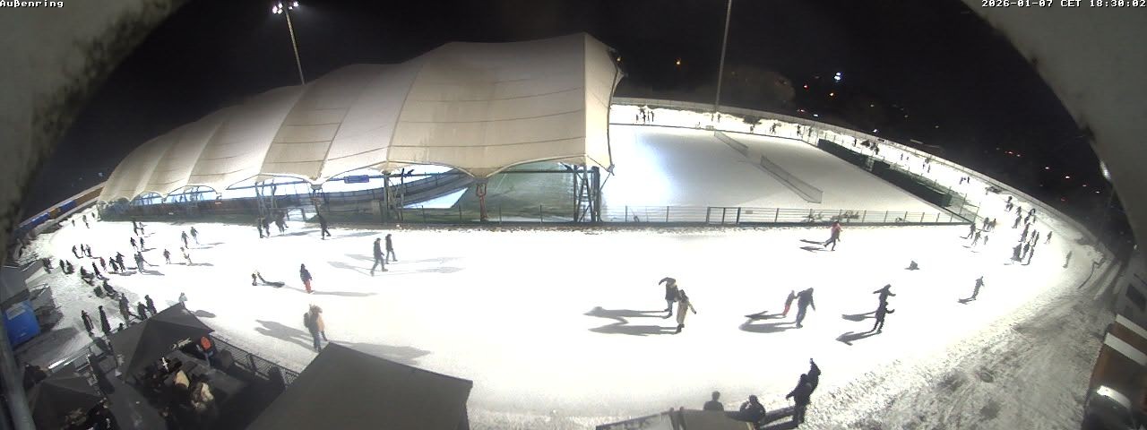 Archiv Foto Webcam Aussenring der Eissporthalle Frankfurt