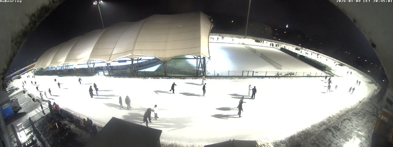 Archiv Foto Webcam Aussenring der Eissporthalle Frankfurt
