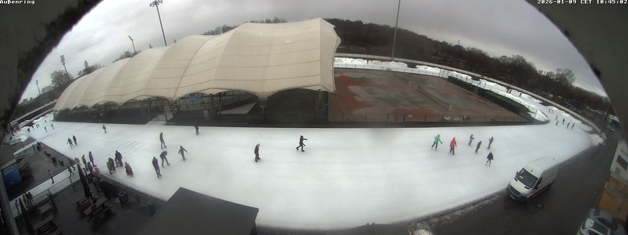 Archiv Foto Webcam Aussenring der Eissporthalle Frankfurt