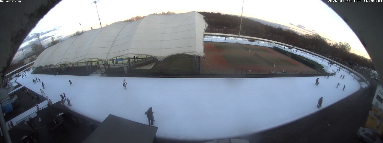 Archiv Foto Webcam Aussenring der Eissporthalle Frankfurt