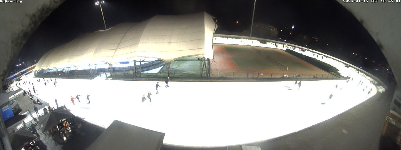 Archiv Foto Webcam Aussenring der Eissporthalle Frankfurt