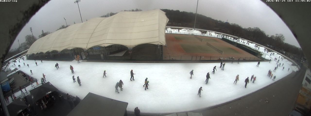 Archiv Foto Webcam Aussenring der Eissporthalle Frankfurt