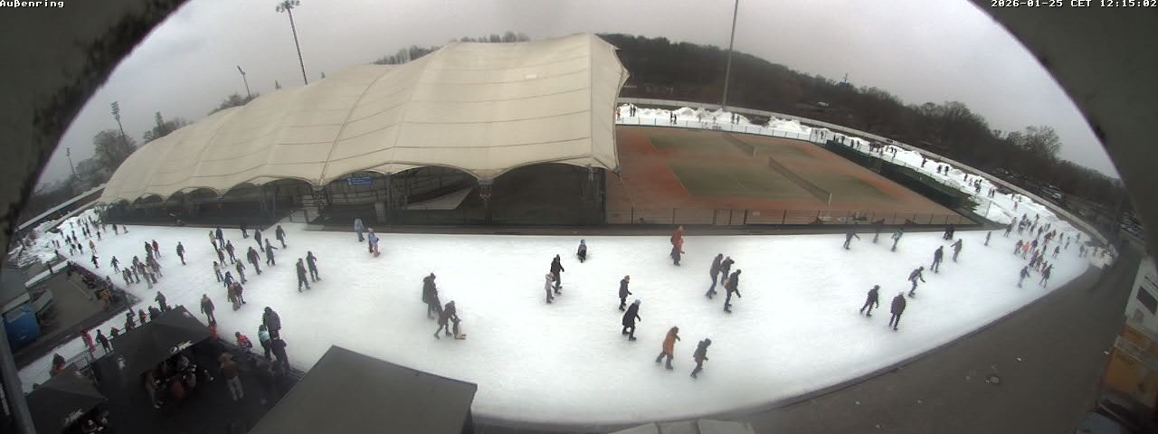 Archiv Foto Webcam Aussenring der Eissporthalle Frankfurt