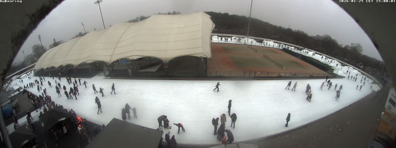 Archiv Foto Webcam Aussenring der Eissporthalle Frankfurt