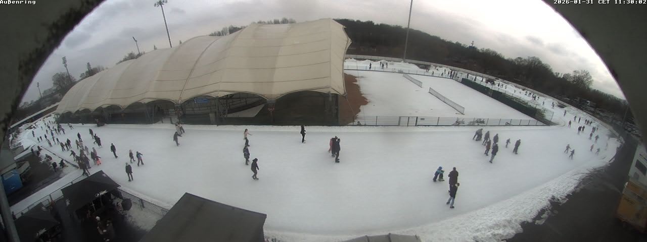 Archived image Webcam Exterior View of the Indoor Ice Rink Frankfurt