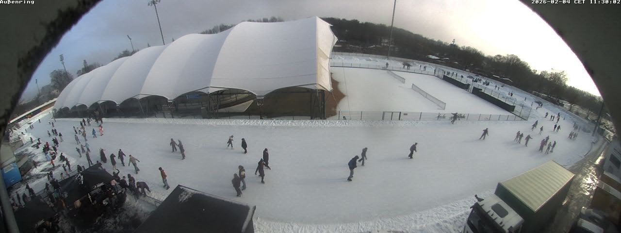 Archiv Foto Webcam Aussenring der Eissporthalle Frankfurt