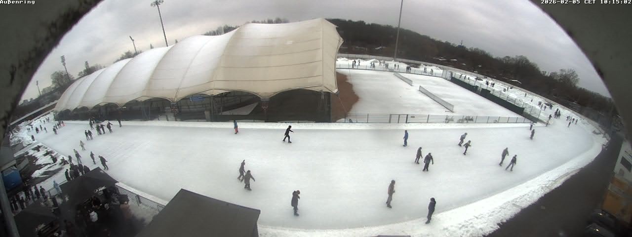 Archiv Foto Webcam Aussenring der Eissporthalle Frankfurt