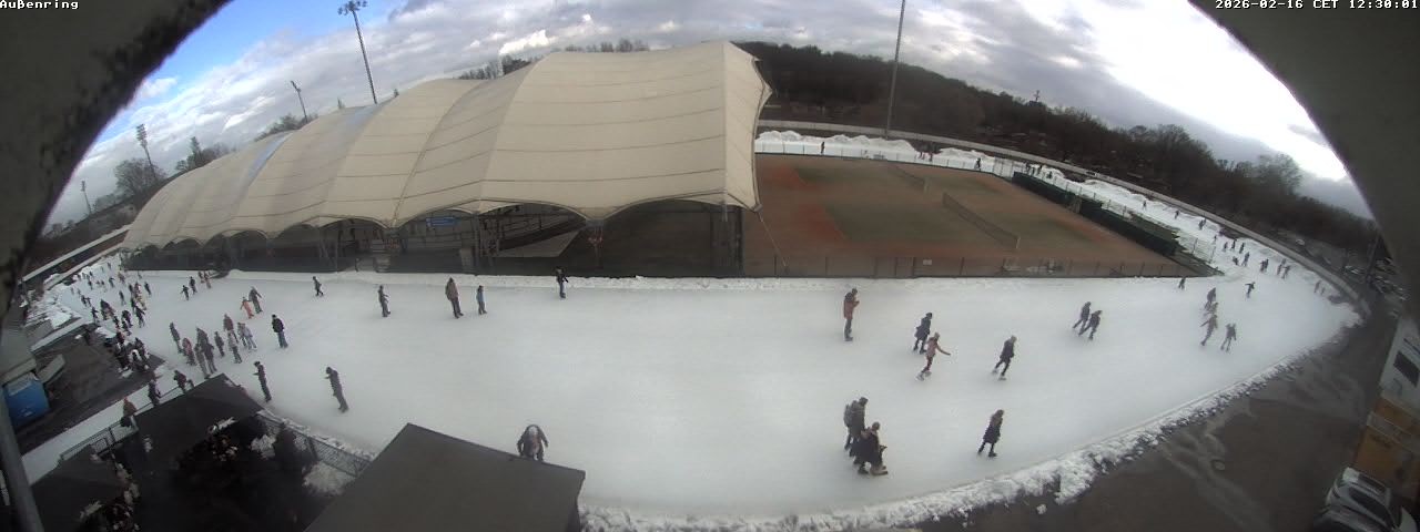 Archiv Foto Webcam Aussenring der Eissporthalle Frankfurt