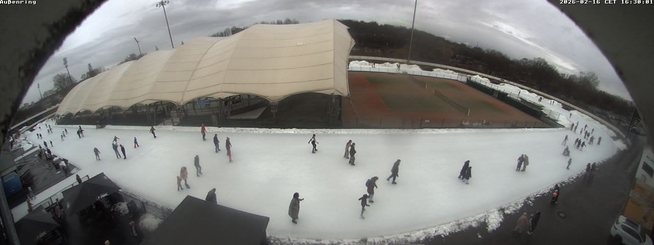 Archiv Foto Webcam Aussenring der Eissporthalle Frankfurt