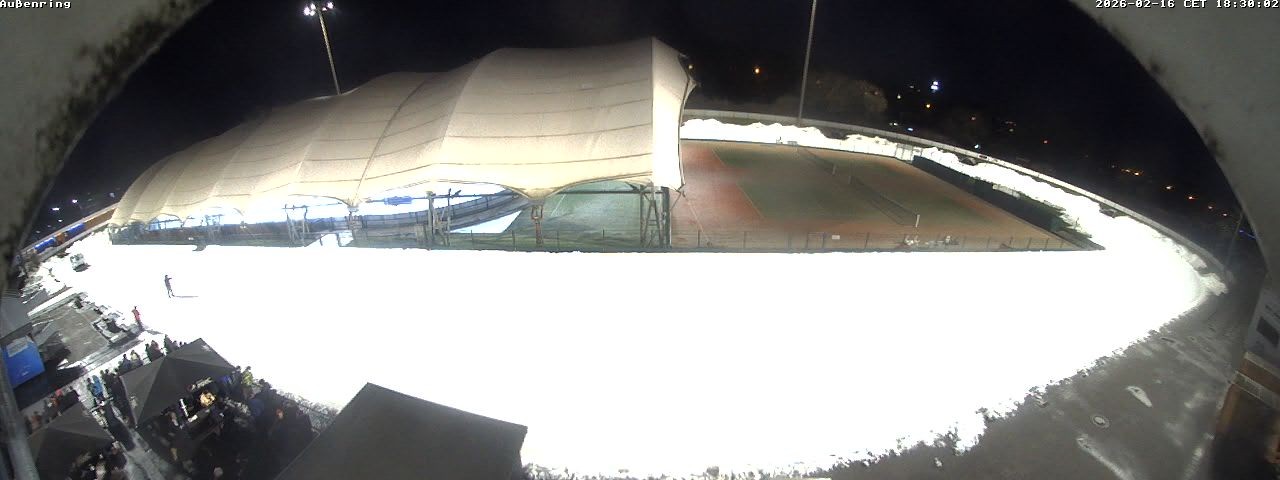 Archiv Foto Webcam Aussenring der Eissporthalle Frankfurt