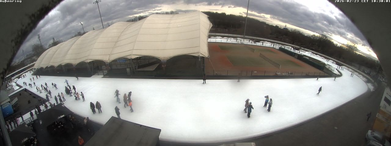 Archiv Foto Webcam Aussenring der Eissporthalle Frankfurt
