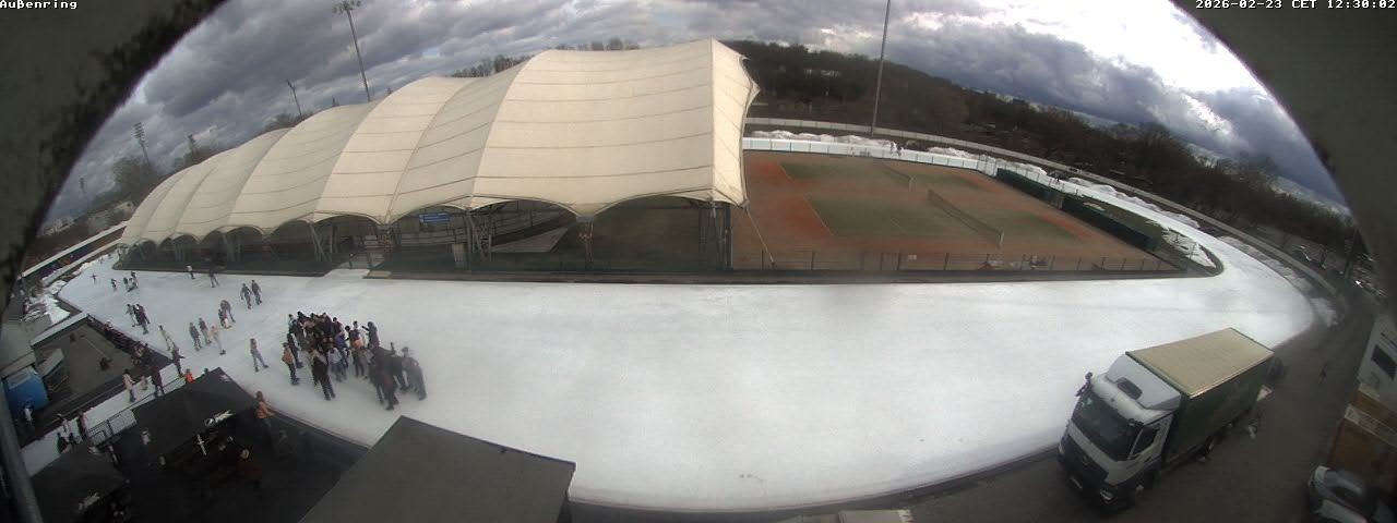 Archiv Foto Webcam Aussenring der Eissporthalle Frankfurt