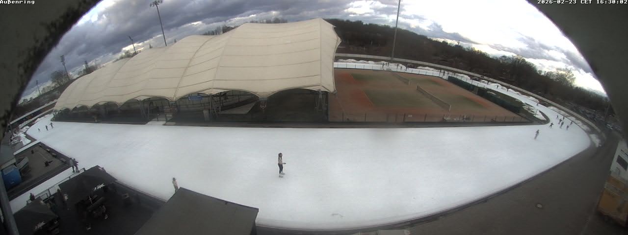 Archiv Foto Webcam Aussenring der Eissporthalle Frankfurt