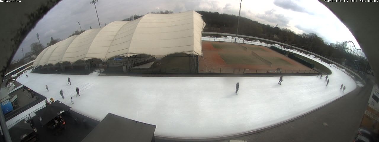 Archiv Foto Webcam Aussenring der Eissporthalle Frankfurt