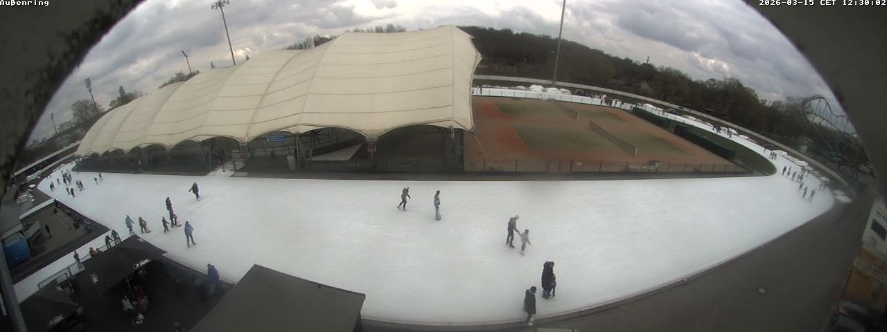 Archiv Foto Webcam Aussenring der Eissporthalle Frankfurt